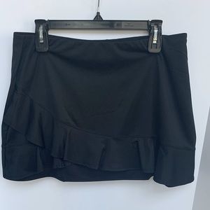 Tail Women's Karlee Ruffle Tennis Skort, Black, size Large